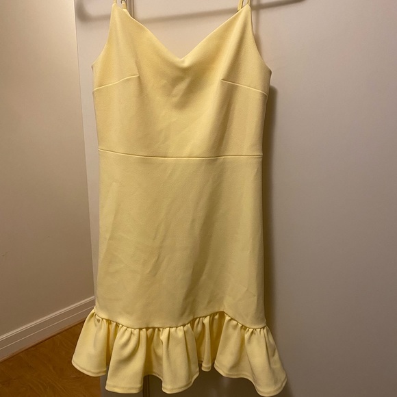 Spaghetti Strap Ruffle Hem Slip Dress - Picture 4 of 7